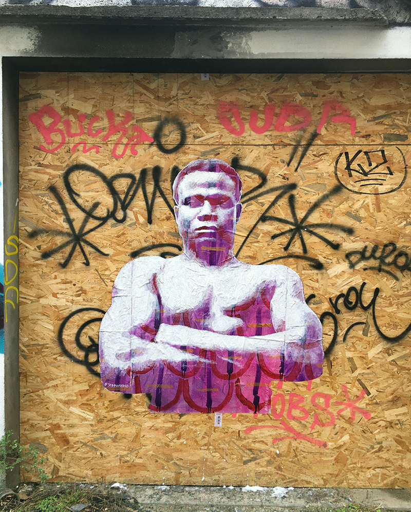 Street Art : painting / original acrylic on paper